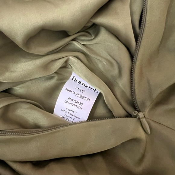 HOUSE OF CB 'Myrna' Olive Corset Slip Dress - Picture 10 of 12